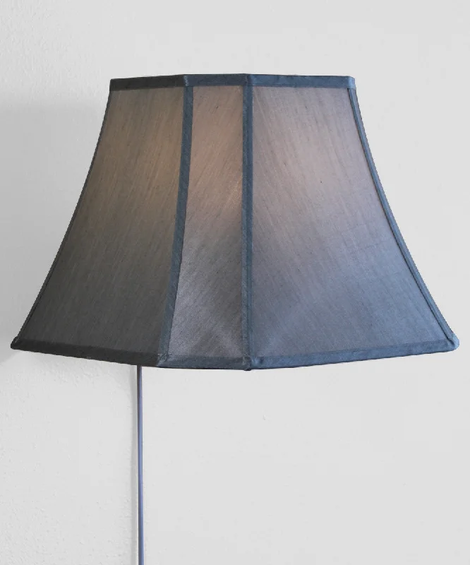 metal wall lamps with a matte black finish for a sleek and modern lookFloating Shade Plug-In Wall Light Gray 9x16x12 metal wall lamps with a matte black finish for a sleek and modern lookFloating Shade Plug-In Wall Light Gray 9x16x12