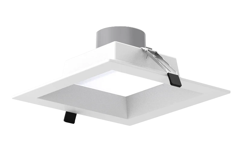 Wide - beam recessed lights for general room illumination8" LED Square Commercial Downlight, 3675 Lumen Max, Wattage & CCT Selectable, 120-277V Wide - beam recessed lights for general room illumination8" LED Square Commercial Downlight, 3675 Lumen Max, Wattage & CCT Selectable, 120-277V