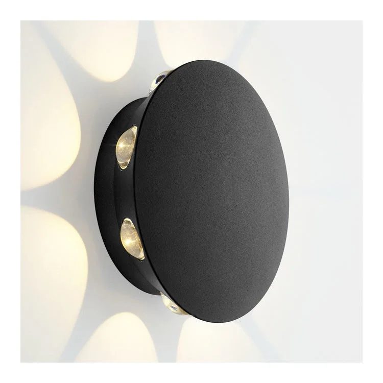 Recessed lights for hobby rooms to brighten work areasRickie Eight-Light LED Outdoor Wall Sconce - Black Recessed lights for hobby rooms to brighten work areasRickie Eight-Light LED Outdoor Wall Sconce - Black