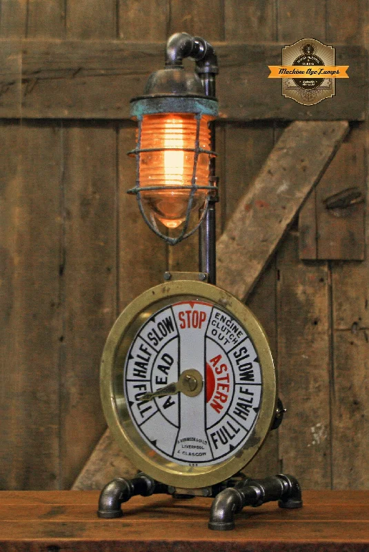 Color - Tunable Industrial Lighting for Special ApplicationsSteampunk Industrial / Boat / Antique Engine Room Telegraph / Nautical / Marine / Cabin / Lamp #2698 sold Color - Tunable Industrial Lighting for Special ApplicationsSteampunk Industrial / Boat / Antique Engine Room Telegraph / Nautical / Marine / Cabin / Lamp #2698 sold