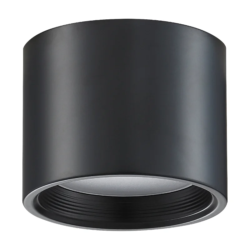 Energy - efficient recessed lights for home kitchensDual Voltage LED Flush Mount Ceiling Light, 1200 Lumens, 15W, 3000K, 120-277V, Black Finish, Reel Collection Energy - efficient recessed lights for home kitchensDual Voltage LED Flush Mount Ceiling Light, 1200 Lumens, 15W, 3000K, 120-277V, Black Finish, Reel Collection