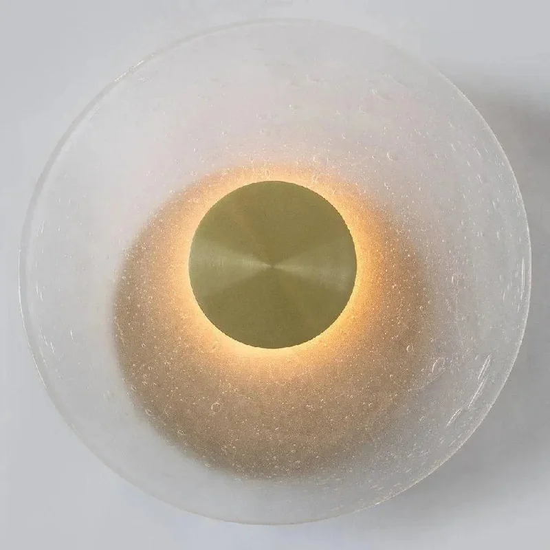 wood wall lamps with natural grain for a warm and organic feelIris Wall Light