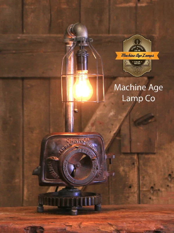 Industrial Lighting for Furniture FactoriesSteampunk Industrial / Antique Stove Furnace Door / Cannon Tappan Stove / Ohio / Lamp #3907 sold Industrial Lighting for Furniture FactoriesSteampunk Industrial / Antique Stove Furnace Door / Cannon Tappan Stove / Ohio / Lamp #3907 sold