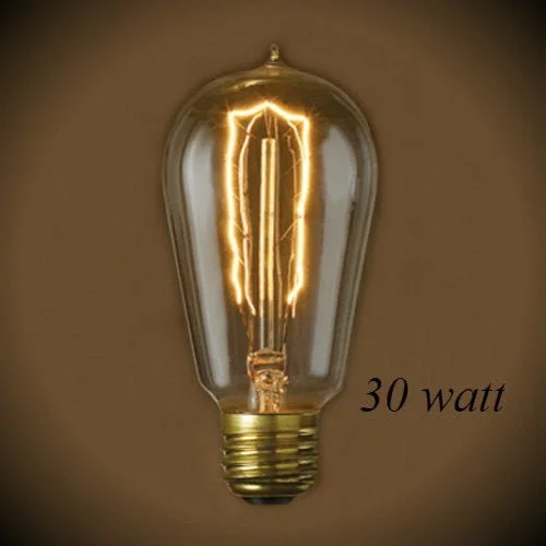 Daylight white Edison light bulbsNostalgic Edison Hairpin Light Bulb - 30 Watt - 4.95 in. Length Daylight white Edison light bulbsNostalgic Edison Hairpin Light Bulb - 30 Watt - 4.95 in. Length