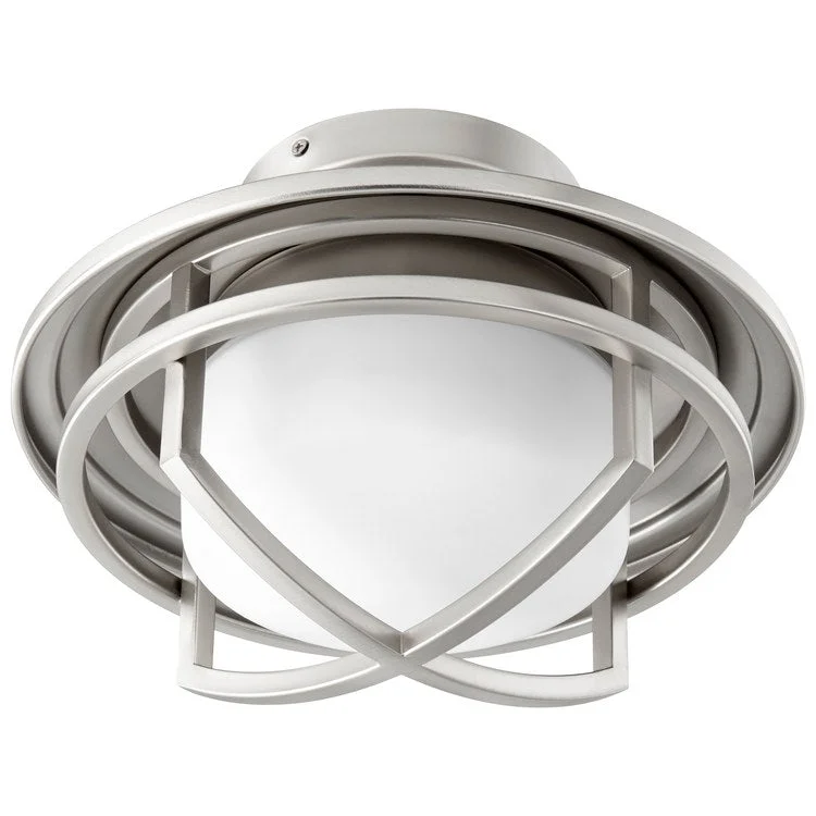 Recessed lights for music rooms to create the right ambianceFleet Single-Light LED Ceiling Fan Cage Light Kit - Satin Nickel Recessed lights for music rooms to create the right ambianceFleet Single-Light LED Ceiling Fan Cage Light Kit - Satin Nickel