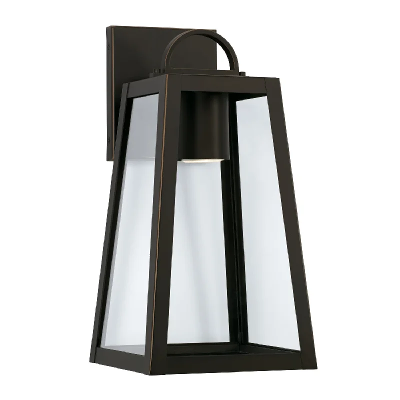 Recessed lights with a sleek, modern design for contemporary homesLeighton 1-Light Outdoor Wall Lantern in Oiled Bronze Recessed lights with a sleek, modern design for contemporary homesLeighton 1-Light Outdoor Wall Lantern in Oiled Bronze