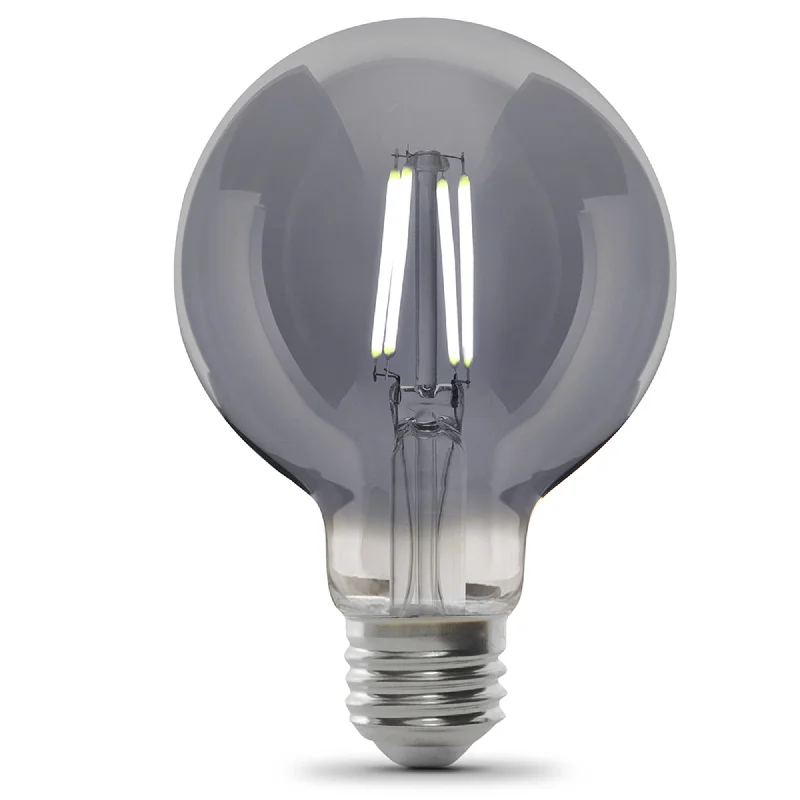 Decorative Edison light bulbs for restaurants5W (40W Replacement) G25 E26 Dimmable Straight Filament Smoke Glass Vintage Edison LED Light Bulb, Daylight Decorative Edison light bulbs for restaurants5W (40W Replacement) G25 E26 Dimmable Straight Filament Smoke Glass Vintage Edison LED Light Bulb, Daylight
