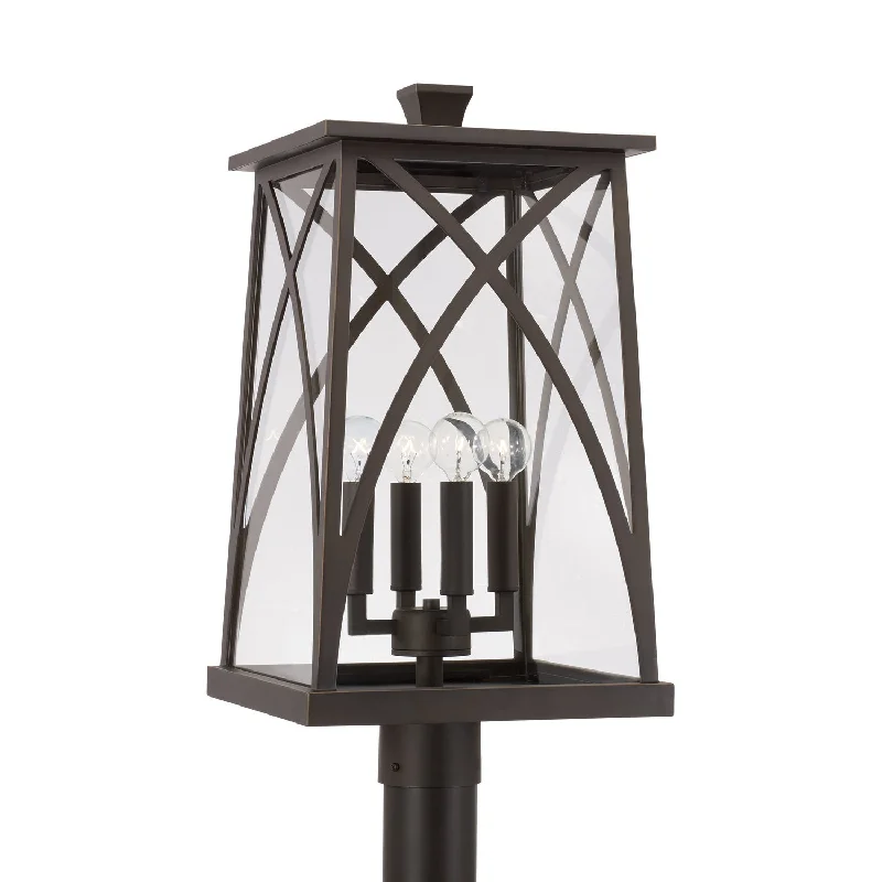 Energy - efficient recessed lights for home kitchensMarshall 4-Light Outdoor Post Lantern in Oiled Bronze Energy - efficient recessed lights for home kitchensMarshall 4-Light Outdoor Post Lantern in Oiled Bronze