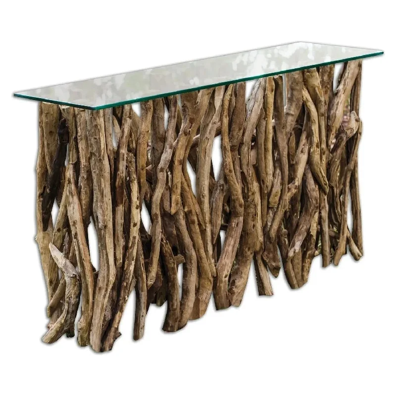 Teak Wood Console