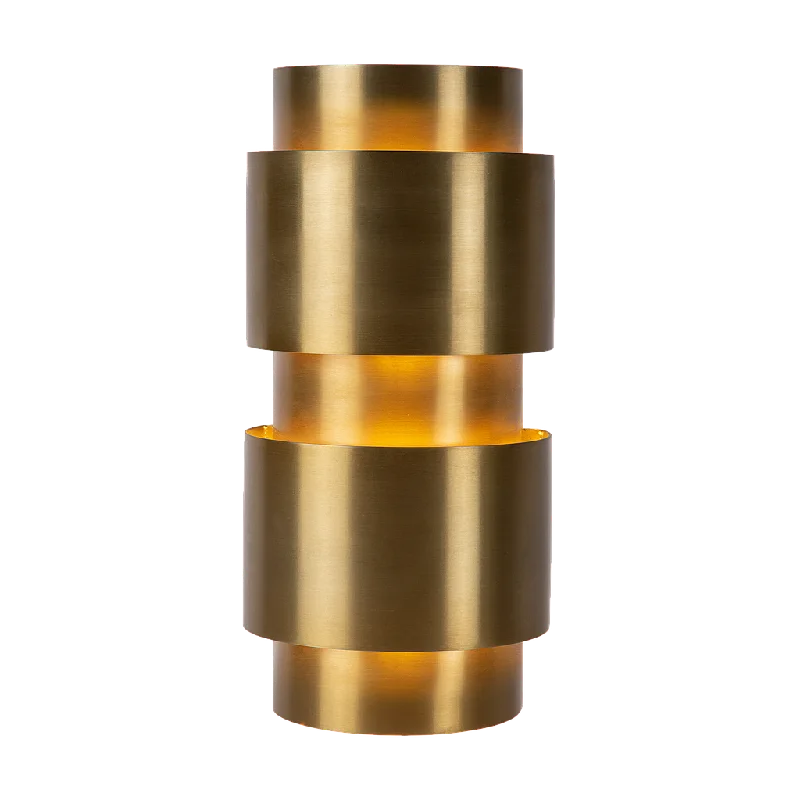glass wall lamps with frosted glass for soft, diffused lightWall light Ivy | antique brass