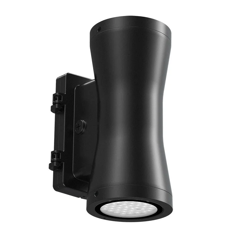 String Lights for Camping TripsWestgate Architechtural 7in Up-down Cyl, 30W, 5000K, Led Outdoor Light - Black