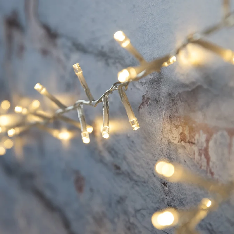 String Lights for Wedding Receptions360 Solar USB Dual LED Compact Lights Clear Cable