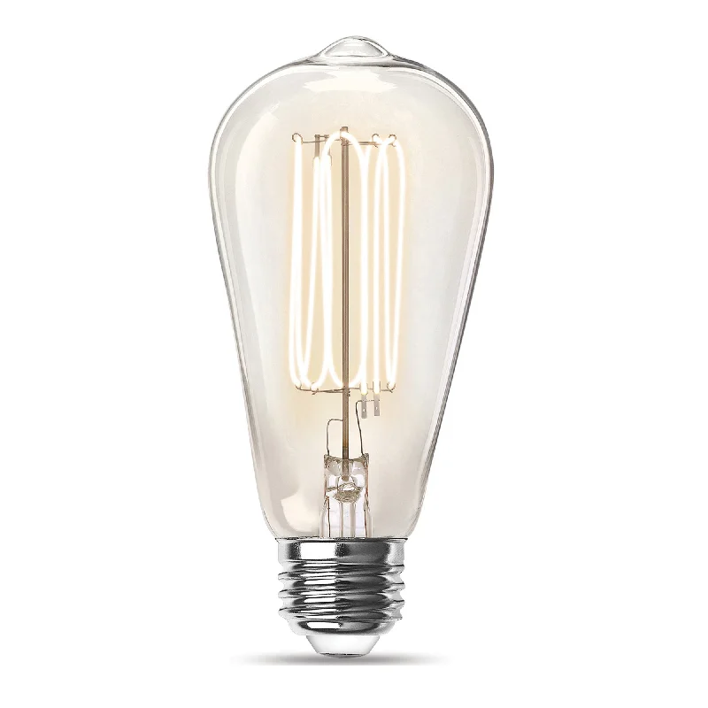 Colored Edison light bulbs (e.g., amber, blue)3.8W (40W Replacement) ST19 E26 Dimmable Exposed Thin Filament Clear Glass Vintage Edison LED Light Bulb, Soft White (2-Pack) Colored Edison light bulbs (e.g., amber, blue)3.8W (40W Replacement) ST19 E26 Dimmable Exposed Thin Filament Clear Glass Vintage Edison LED Light Bulb, Soft White (2-Pack)