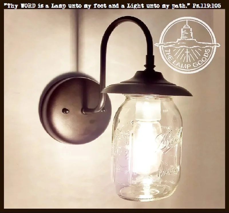 Industrial Exit Sign Lighting for Quick EvacuationMason Jar Outdoor Exterior Porch Wall SCONCE Light Industrial Exit Sign Lighting for Quick EvacuationMason Jar Outdoor Exterior Porch Wall SCONCE Light