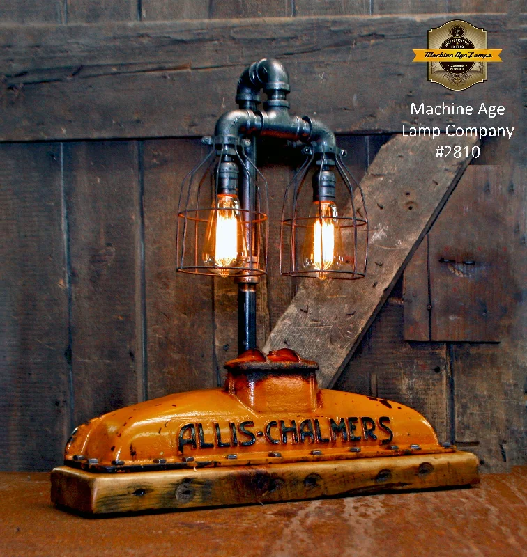 Durable Industrial Lighting for Harsh EnvironmentsSteampunk Industrial / Allis Chalmers Tractor Radiator / Farm / Barnwood Base Lamp Light #2810 sold Durable Industrial Lighting for Harsh EnvironmentsSteampunk Industrial / Allis Chalmers Tractor Radiator / Farm / Barnwood Base Lamp Light #2810 sold