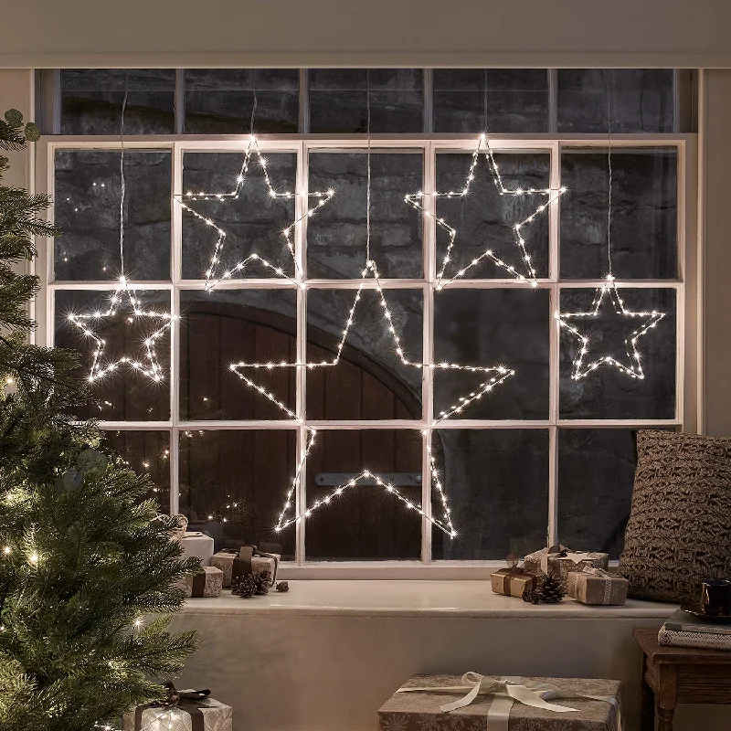 String Lights for Hotel Courtyard LightingDual Colour LED Osby Star Curtain Light