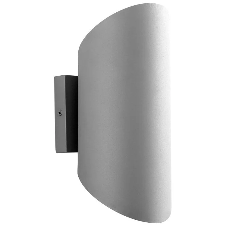 Recessed lights for home gyms to enhance visibilityScope Two-Light LED Wall Sconce - Gray