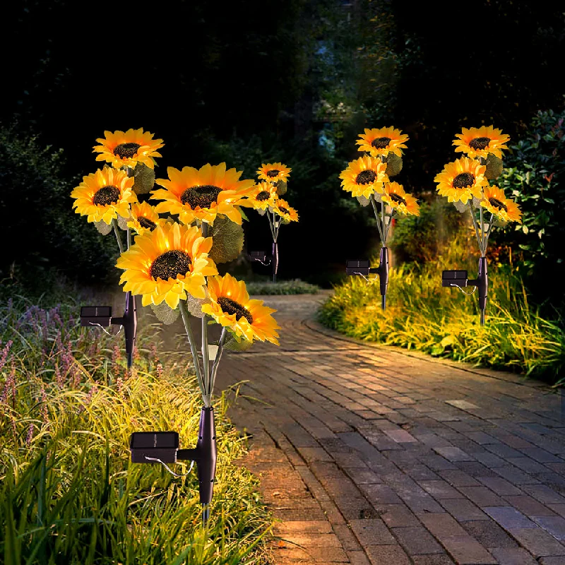 String Lights for Hotel Courtyard LightingSolar Powered Sunflower Light Outdoor Decoration(2 Packs) String Lights for Hotel Courtyard LightingSolar Powered Sunflower Light Outdoor Decoration(2 Packs)