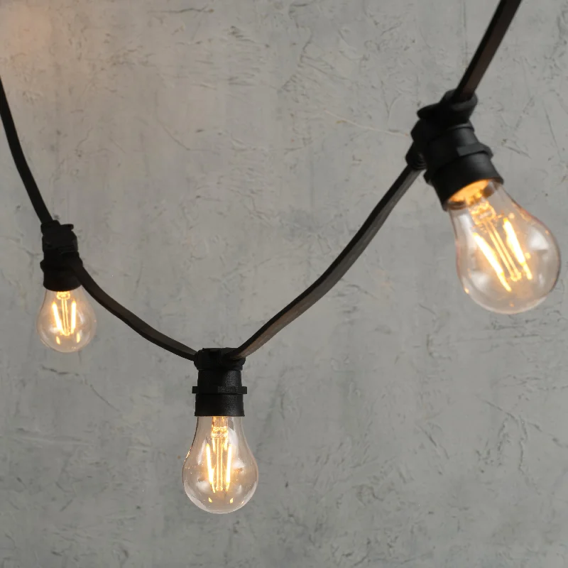 Battery - Operated String Lights for Indoor UsePlus Connect 5m 10 Warm White Connectable Festoon Lights A60 Bulb Clear Cap Black Cable Battery - Operated String Lights for Indoor UsePlus Connect 5m 10 Warm White Connectable Festoon Lights A60 Bulb Clear Cap Black Cable