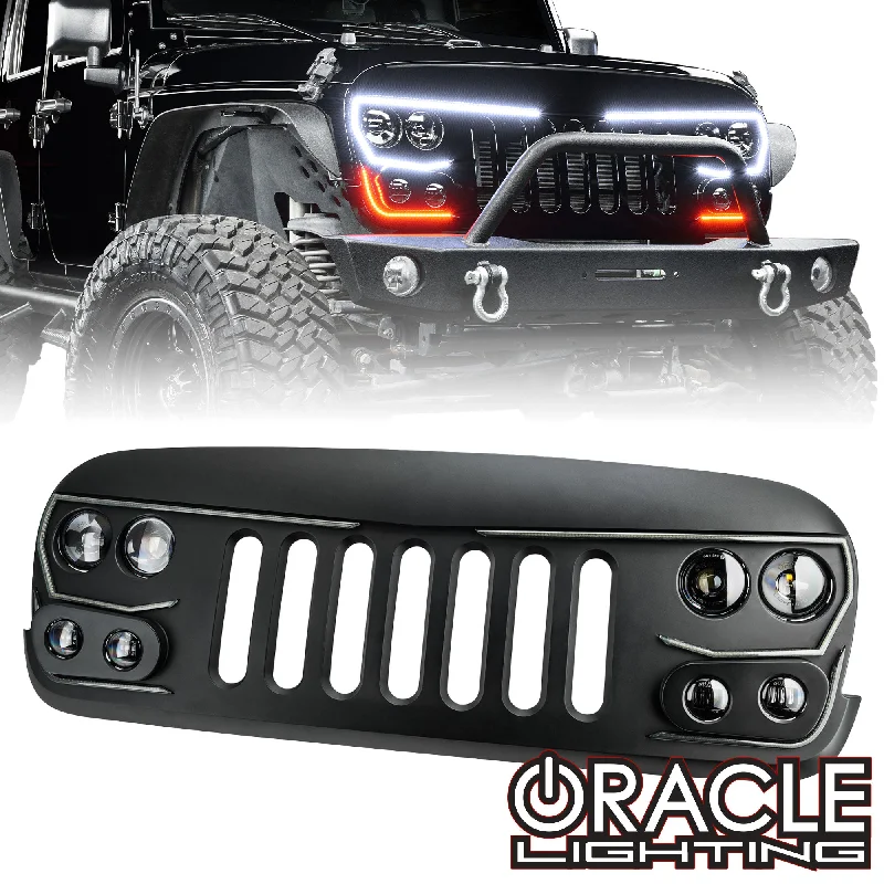 ORACLE Lighting VECTOR™ Pro Series II Full LED Grill for the 2007-2018 Jeep Wrangler JK