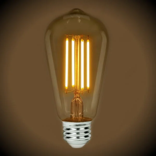 Edison light bulbs for barn lightingLED Filament Edison Light Bulb - ST19 Vintage - 5 Watt - Clear - 2700K Edison light bulbs for barn lightingLED Filament Edison Light Bulb - ST19 Vintage - 5 Watt - Clear - 2700K