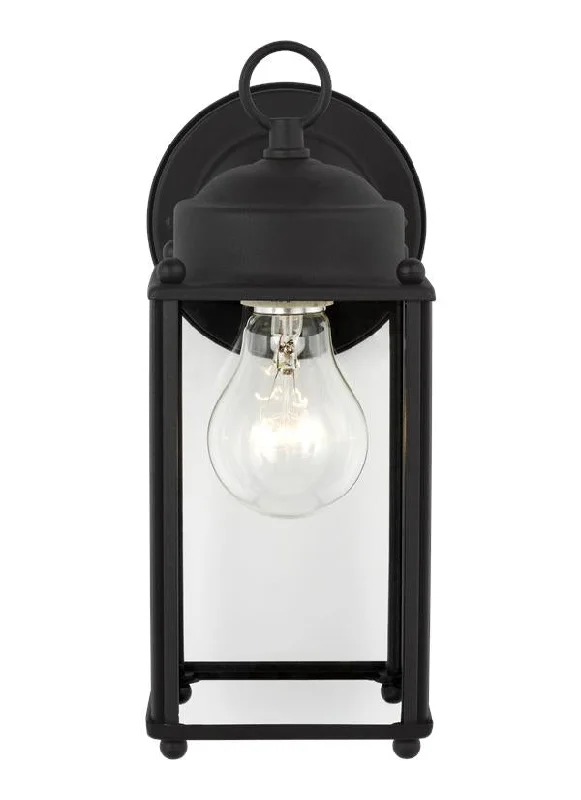 leather wall lamps with a distressed texture for a rugged and stylish lookNew Castle Collection - Large One Light Outdoor Wall Lantern | Finish: Black - 8593-12 leather wall lamps with a distressed texture for a rugged and stylish lookNew Castle Collection - Large One Light Outdoor Wall Lantern | Finish: Black - 8593-12