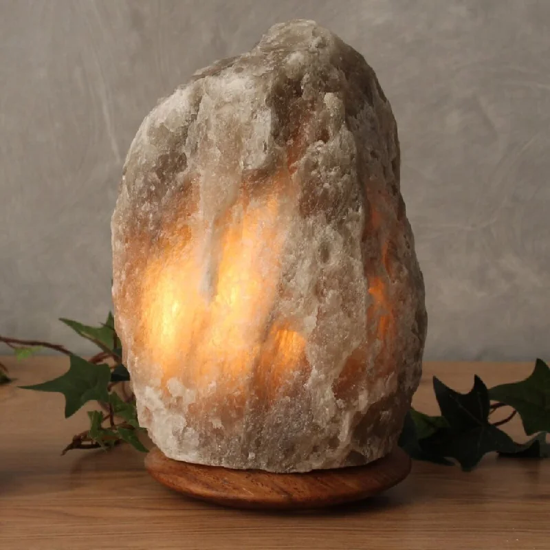 Salt Lamps with Built - in Essential Oil DiffusersRare Gray Himalayan Salt Lamp