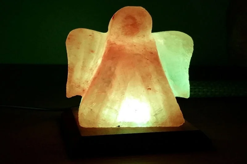 Salt Lamps for Allergy Relief and Air PurificationHimalayan salt lamp angel