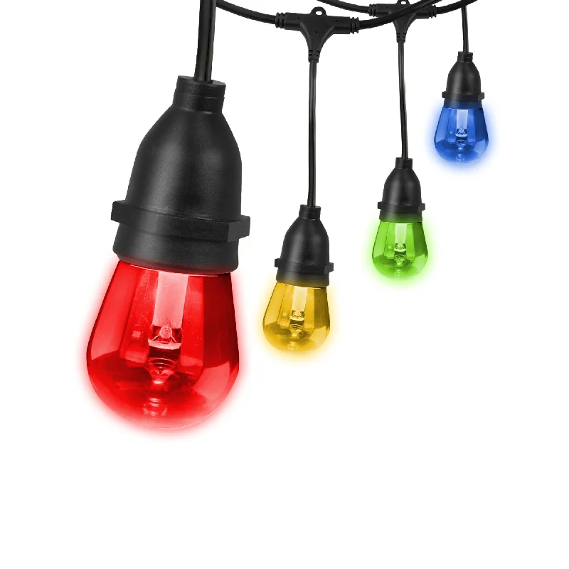 String Lights with Edison Bulbs for Rustic Ambiance24-foot LED Smart String Light