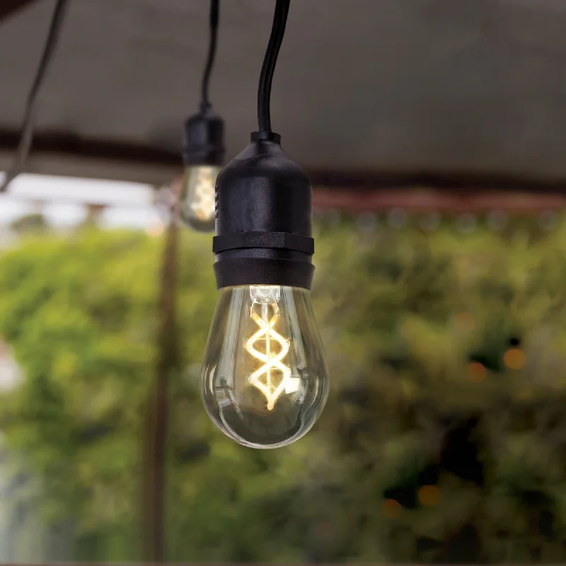 String Lights for Nursery Room Decor1.3W (11W Equivalent) Warm White (2100K) S14 Base (E26 Replacement) LED Spiral Filament String Light Bulb Replacement (4-Pack) String Lights for Nursery Room Decor1.3W (11W Equivalent) Warm White (2100K) S14 Base (E26 Replacement) LED Spiral Filament String Light Bulb Replacement (4-Pack)