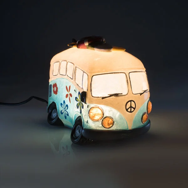 Lava Lamps with Custom - Shaped Containers for Unique AppealBlue Combi Van Table Lamp