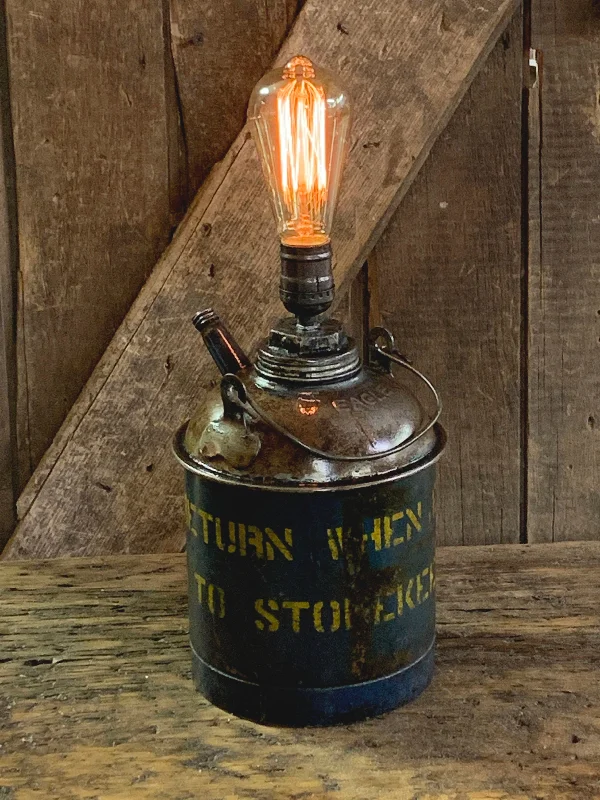 Dust - Resistant Industrial Lighting for Dirty WorkspacesSteampunk Industrial, Original Eagle Oil Pot or Can / Railroad / Lamp #3114 sold Dust - Resistant Industrial Lighting for Dirty WorkspacesSteampunk Industrial, Original Eagle Oil Pot or Can / Railroad / Lamp #3114 sold