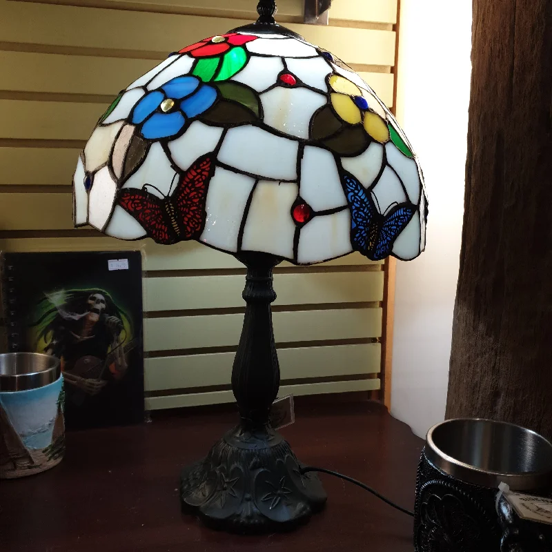 Salt Lamps with Adjustable Dimmer SwitchTiffany Lamp butterfly