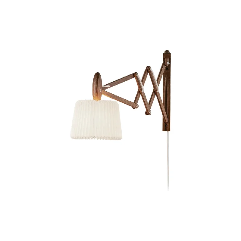 Sax Flexible Plug-In Wall Lamp w/ Tapered Shade