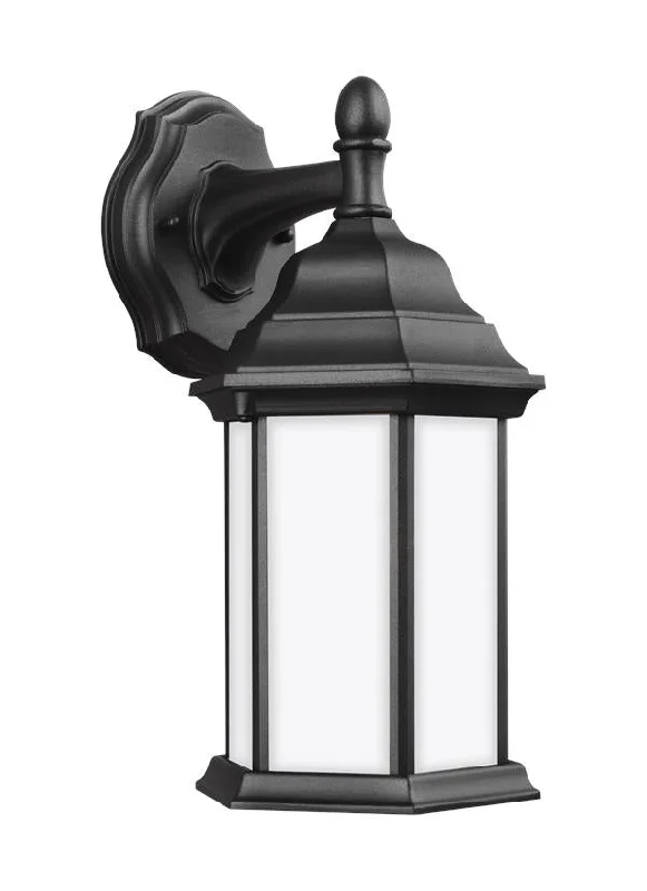 coastal style wall lamps with nautical elements for beachfront homesSevier Collection - Small One Light Downlight Outdoor Wall Lantern | Finish: Black - 8338751EN3-12 coastal style wall lamps with nautical elements for beachfront homesSevier Collection - Small One Light Downlight Outdoor Wall Lantern | Finish: Black - 8338751EN3-12