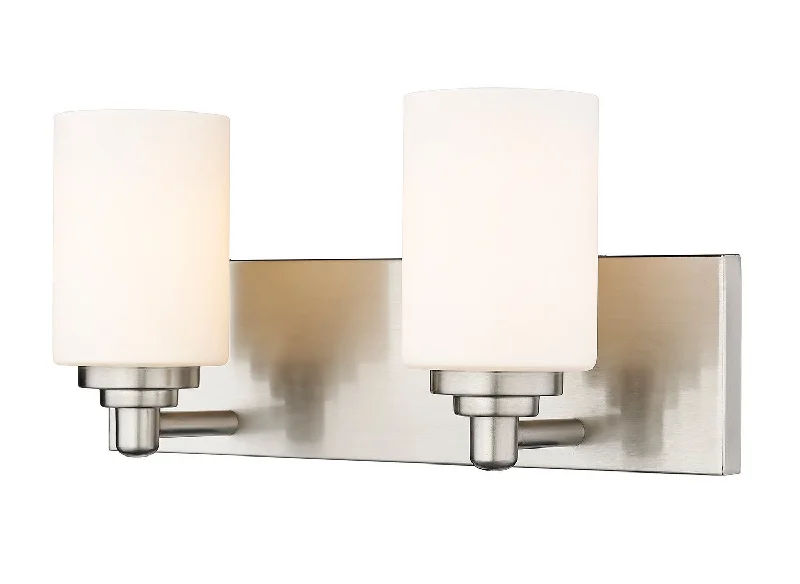 Energy - efficient recessed lights for home kitchensSoledad Two Light Vanity in Brushed Nickel Energy - efficient recessed lights for home kitchensSoledad Two Light Vanity in Brushed Nickel