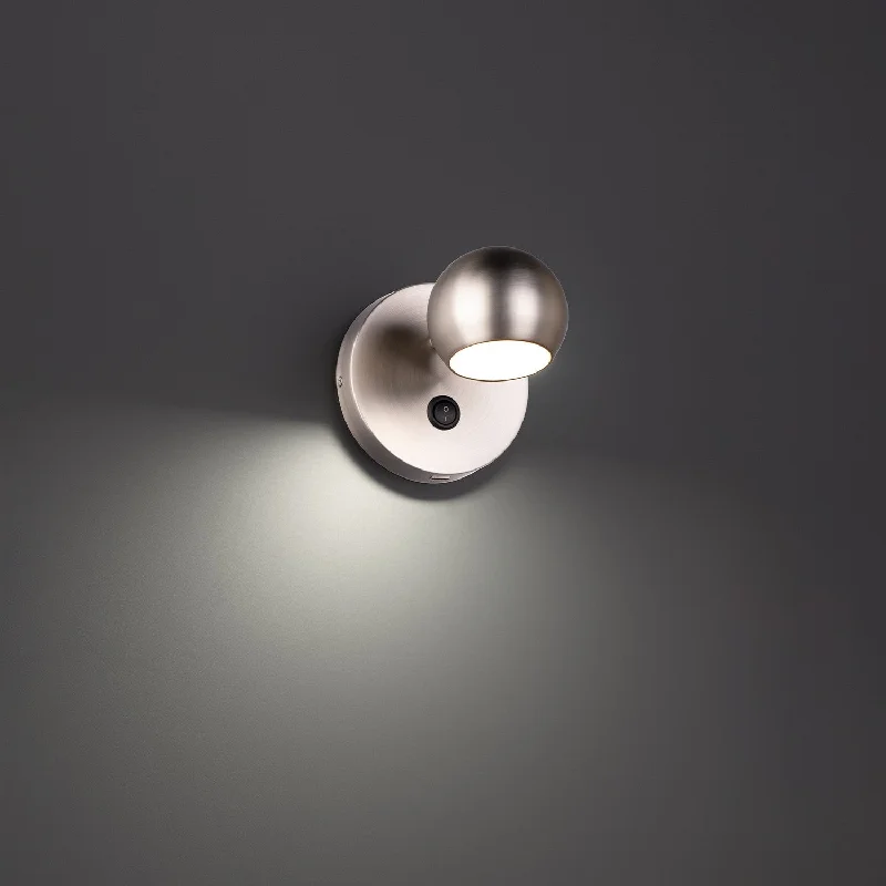 Recessed lights for barbershops to light up work areasDuplex LED Bed Task Light in Brushed Nickel Recessed lights for barbershops to light up work areasDuplex LED Bed Task Light in Brushed Nickel