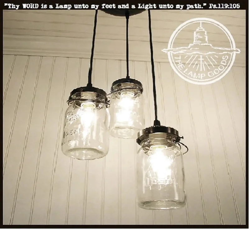 Durable Industrial Lighting for Harsh EnvironmentsMason Jar Chandelier Pendant Light Trio Durable Industrial Lighting for Harsh EnvironmentsMason Jar Chandelier Pendant Light Trio