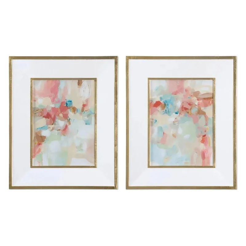 A Touch Of Blush And Rosewood Fences Wall Art