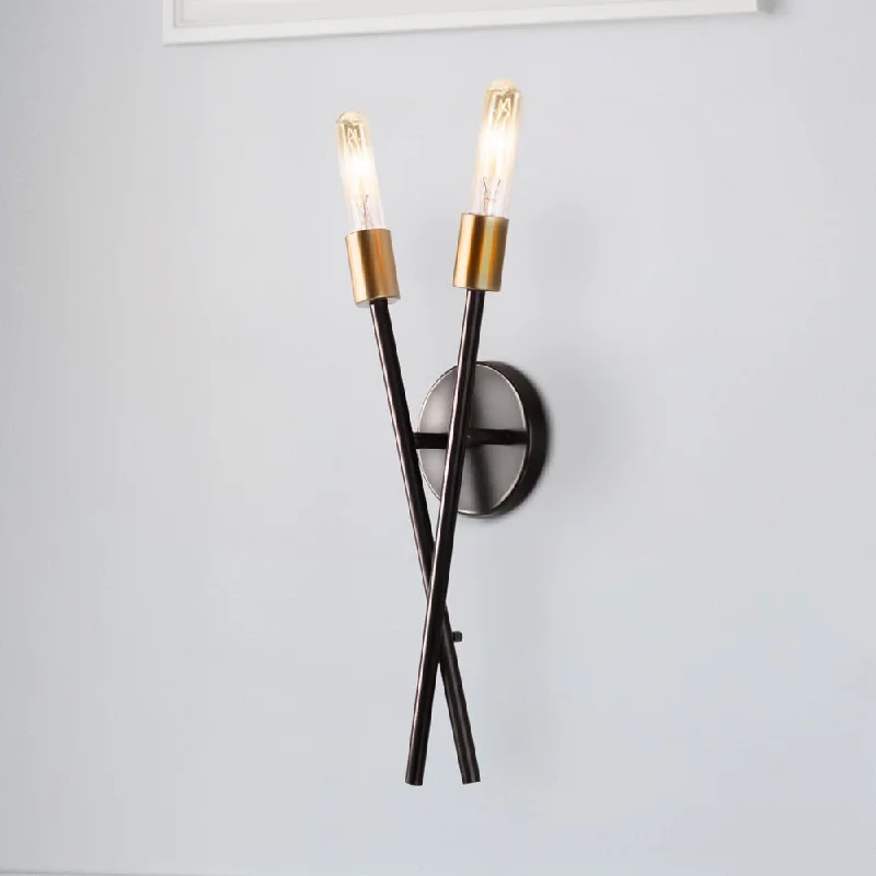 Industrial Lighting for Chemical PlantsUHP4430 Mid Century Modern Indoor Wall Sconce, 17-3/4''H x 3-7/8"W x 7-1/4''D, Antique Bronze Finish, Miami Collection Industrial Lighting for Chemical PlantsUHP4430 Mid Century Modern Indoor Wall Sconce, 17-3/4''H x 3-7/8"W x 7-1/4''D, Antique Bronze Finish, Miami Collection