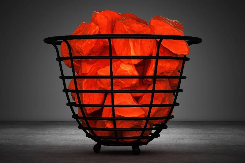Salt Lamps for Feng Shui EnhancementHimalayan Salt Lamp Basket
