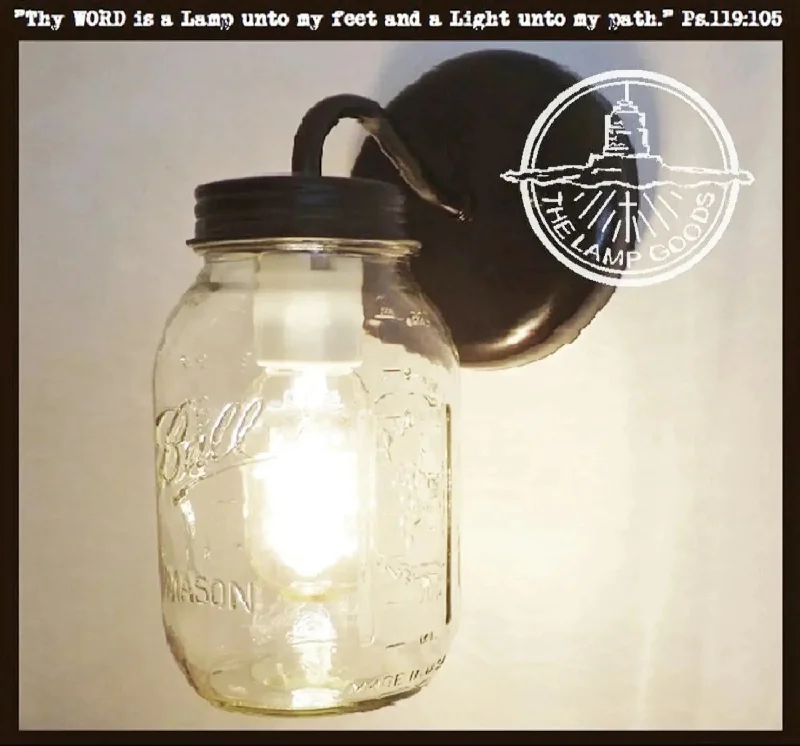 Waterproof Industrial Lighting for Wet AreasMason Jar Wall SCONCE Lighting Fixture New Quart Waterproof Industrial Lighting for Wet AreasMason Jar Wall SCONCE Lighting Fixture New Quart