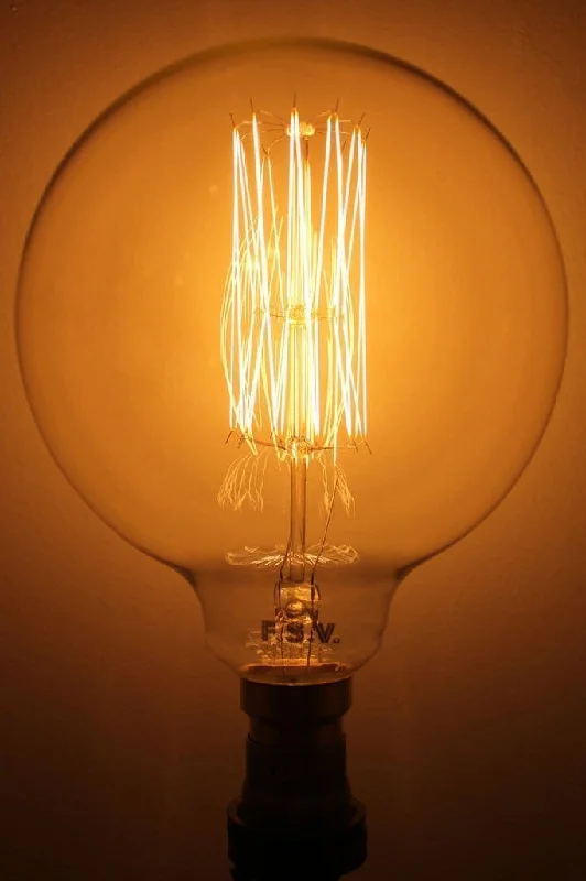 Dimmable Edison light bulbs for home decorEdison B22 Squirrel Cage Filament G125 25W 2200K Bulb Dimmable Edison light bulbs for home decorEdison B22 Squirrel Cage Filament G125 25W 2200K Bulb