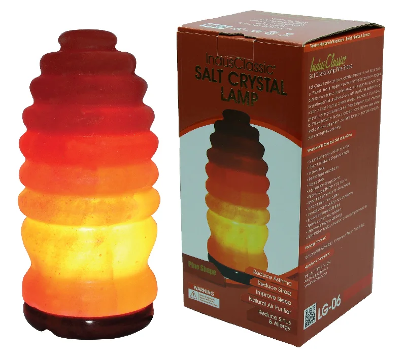 Salt Lamps for Reading Nooks to Create a Relaxing SpaceIndusClassic® LG-06 Pine Shape Himalayan Crystal Rock Salt Lamp Ionizer Air Purifier With Dimmable Control Salt Lamps for Reading Nooks to Create a Relaxing SpaceIndusClassic® LG-06 Pine Shape Himalayan Crystal Rock Salt Lamp Ionizer Air Purifier With Dimmable Control
