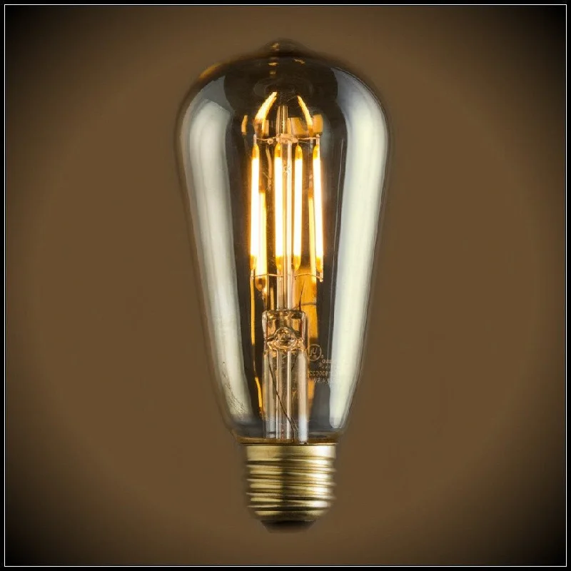 Large size Edison light bulbs for statement piecesLED Filament Edison Light Bulb - ST21 - 4 Watt - Amber - 2200K Large size Edison light bulbs for statement piecesLED Filament Edison Light Bulb - ST21 - 4 Watt - Amber - 2200K