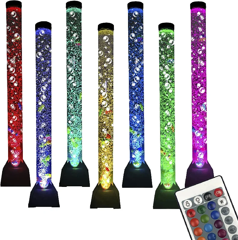 Lava Lamps for Arcades to Enhance the Gaming AtmosphereBubble Tube Floor Fish Aquarium Lamp Kids Birthday or Christmas Gift–Lava Style Moon Lamp-Kids Room Lamp–Autism Sensory Lamp 4 Foot (48in) 20 Color Light Remote Lava Lamps for Arcades to Enhance the Gaming AtmosphereBubble Tube Floor Fish Aquarium Lamp Kids Birthday or Christmas Gift–Lava Style Moon Lamp-Kids Room Lamp–Autism Sensory Lamp 4 Foot (48in) 20 Color Light Remote