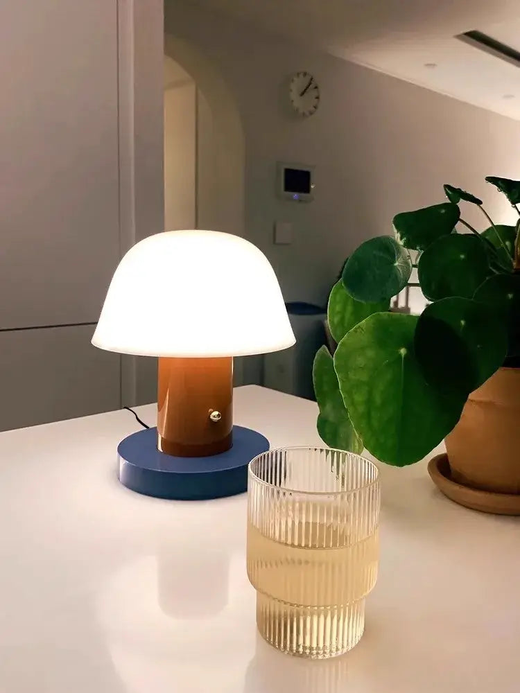 Lava Lamps with Glitter - Infused Wax for Sparkly EffectsCordless Mushroom Table Lamp – Stylish Rechargeable Night Light Lava Lamps with Glitter - Infused Wax for Sparkly EffectsCordless Mushroom Table Lamp – Stylish Rechargeable Night Light
