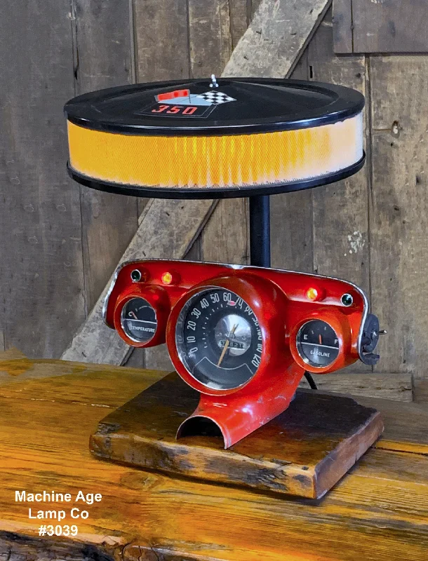 Adjustable Industrial Lighting for Flexible IlluminationSteampunk Industrial / Antique 1957 Chevy Bel Air Dash / Hot rod / Automotive / Lamp #3039 Adjustable Industrial Lighting for Flexible IlluminationSteampunk Industrial / Antique 1957 Chevy Bel Air Dash / Hot rod / Automotive / Lamp #3039