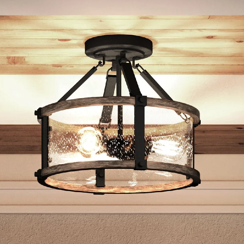 Color - Tunable Industrial Lighting for Special ApplicationsUEX2354 Luxe Industrial Ceiling Light 12''H x 15''W, Charcoal & Olde Brass Finish, Elwood Collection Color - Tunable Industrial Lighting for Special ApplicationsUEX2354 Luxe Industrial Ceiling Light 12''H x 15''W, Charcoal & Olde Brass Finish, Elwood Collection