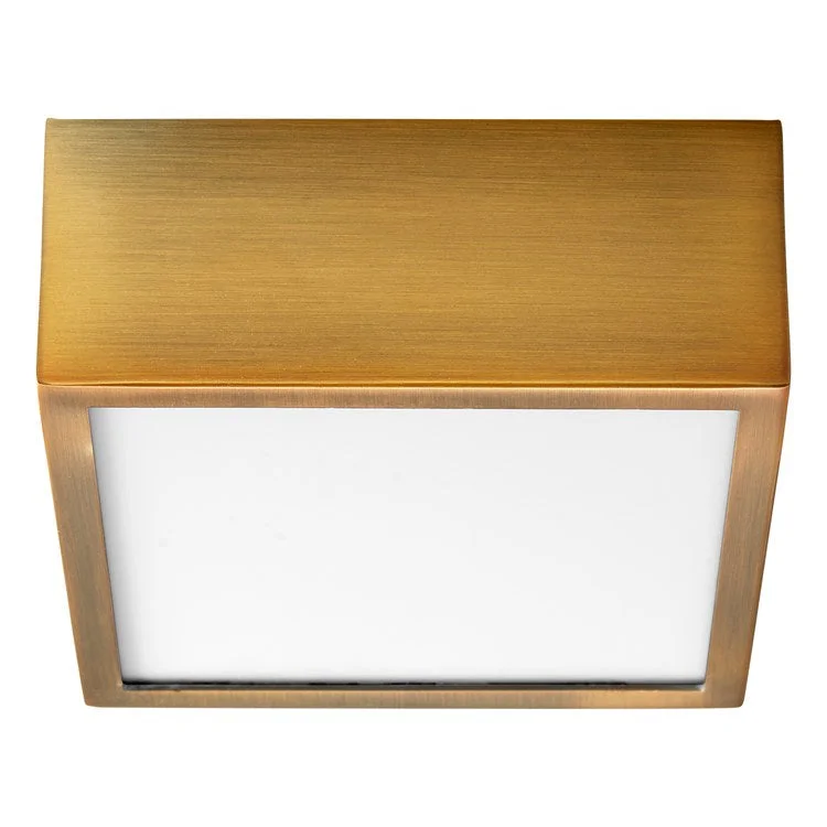 LED recessed lights with high - CRI for accurate color renderingPyxis Single-Light LED Small Flush Mount Ceiling Fixture/Wall Sconce - Aged Brass LED recessed lights with high - CRI for accurate color renderingPyxis Single-Light LED Small Flush Mount Ceiling Fixture/Wall Sconce - Aged Brass